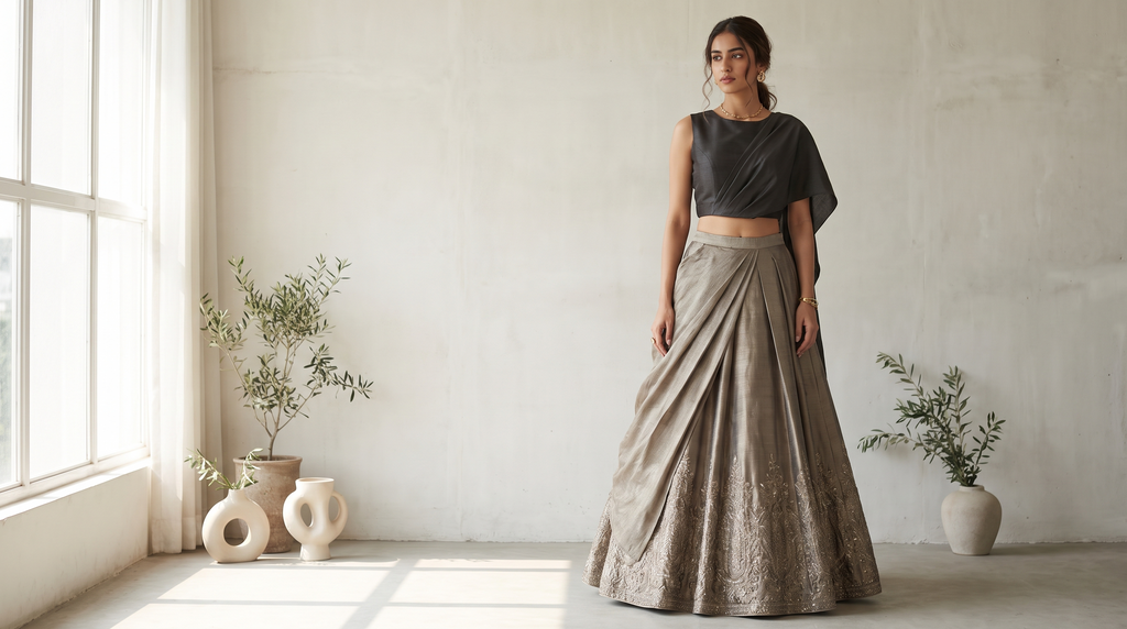 5 Fascinating Indo-Western Lehengas to Show off Your Millennial Swag