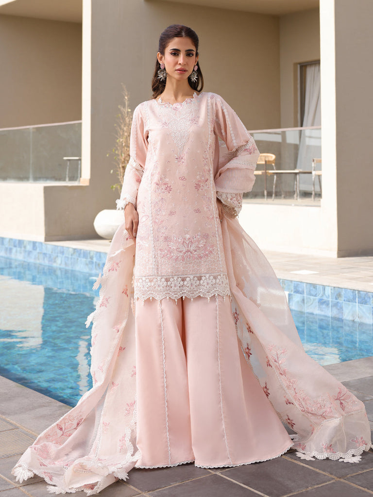 Faiza Faisal Marine Luxury Lawn – MARIA