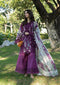 Elaf Signature Embroidered Lawn Prints – ESA-5B DARLING PLUM