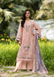 Elaf Luxury Lawn – ELQ- 6A BLUSHING ROSE