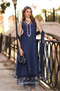 Saadia Asad Noor Eid Luxe Printskhaas Lawn – D6 - A - Imperial Blue