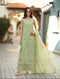 Saadia Asad Noor Luxe Chikankari Lawn – D3 - A - Pistachio