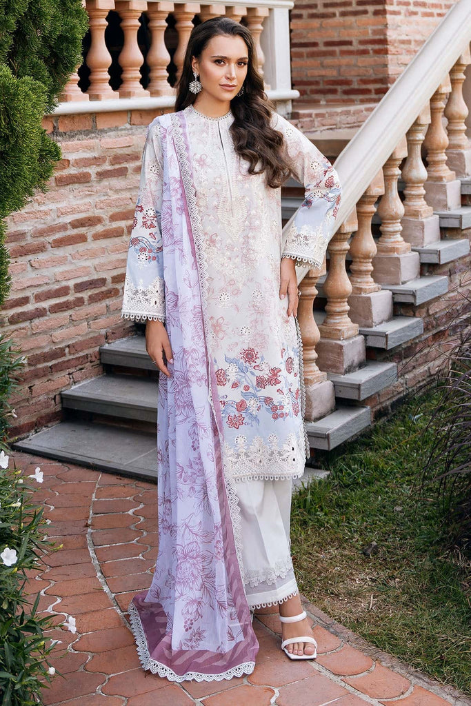 Afrozeh Damask The Holiday Edit Lawn – Opaline B
