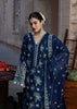 Kahf Karandi with Embroidered Chiffon – KKH-02  AZURE BLUE