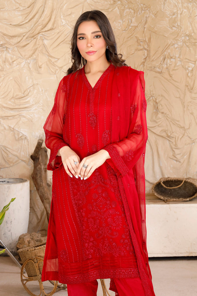 LSM Lakhany Pret/Stitched – Embroidered Chiffon LG-IZ-0072