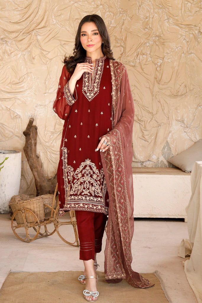 LSM Lakhany Pret/Stitched – Embroidered Chiffon LG-IZ-0057