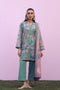 Sahar Mirha Lawn – Olive Blush Reverie