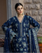 Kahf Karandi with Embroidered Chiffon – KKH-02 AZURE BLUE