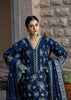Kahf Karandi with Embroidered Chiffon – KKH-02  AZURE BLUE