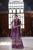 Saadia Asad Eid Luxury Schiffli Laserkari Lawn – D9- Purple