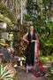 Noor by Saadia Asad Luxury Chikankari Lawn Collection – D6-A Black Laser and schifli