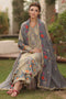 Charizma Print Melody – Printed Lawn Shirt with Embroidered Net Dupatta and Trouser DSPM4-05