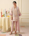 Mushq Hemline Soleil Prints Lawn – Berry Creme