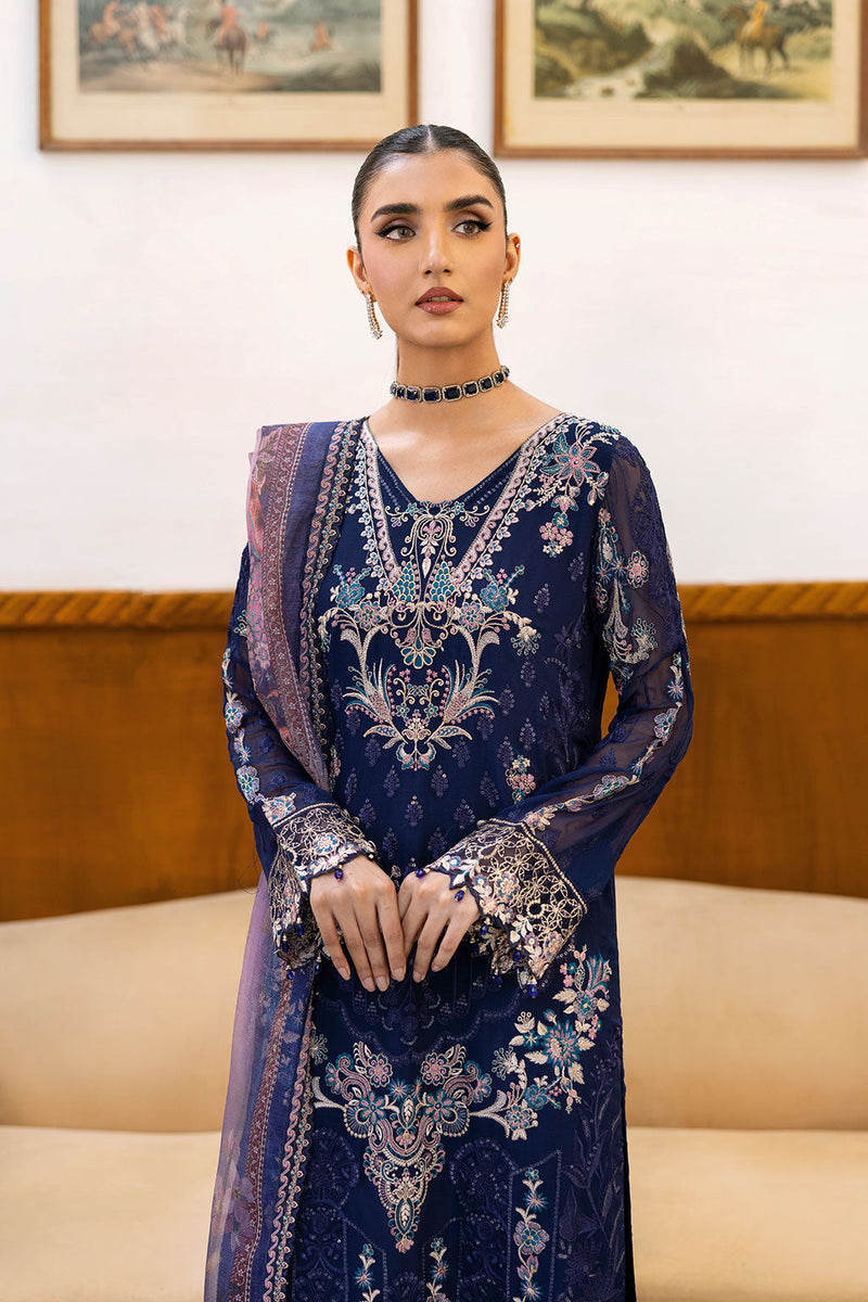 Ramsha | Chevron Chiffon Collection |A-901