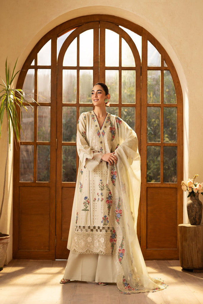 Maryam Hussain Luxury Lawn – Mint
