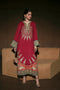 Ethnc EMBROIDERED KAFTAN CHERRY-RED | E1027/104/306