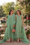 Saadia Asad Noor Eid Printskhas Lawn – D9 – Aqua Minté