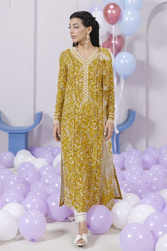 Qalamkar QPrints Lawn Vol-2 – EM-10 (B) ADELE