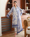 Roheenaz Eclat Garden Printed Lawn – Lilac bloom