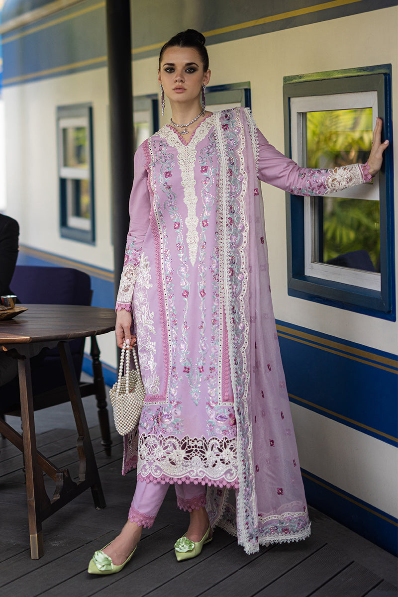 Orient Express By Mushq Embroidered Lawn Suits Unstitched 3 Piece MQ24OE D-06 Raffine - Luxury Collection