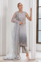 KhudaBaksh Luxury Pret Formals – Cloudy Grey P-282