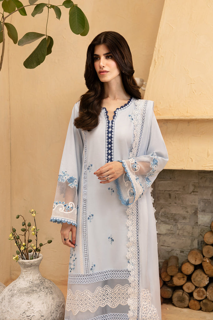 Azure Luxe Premium Cambric Cotton Collection – Skyline Serenity