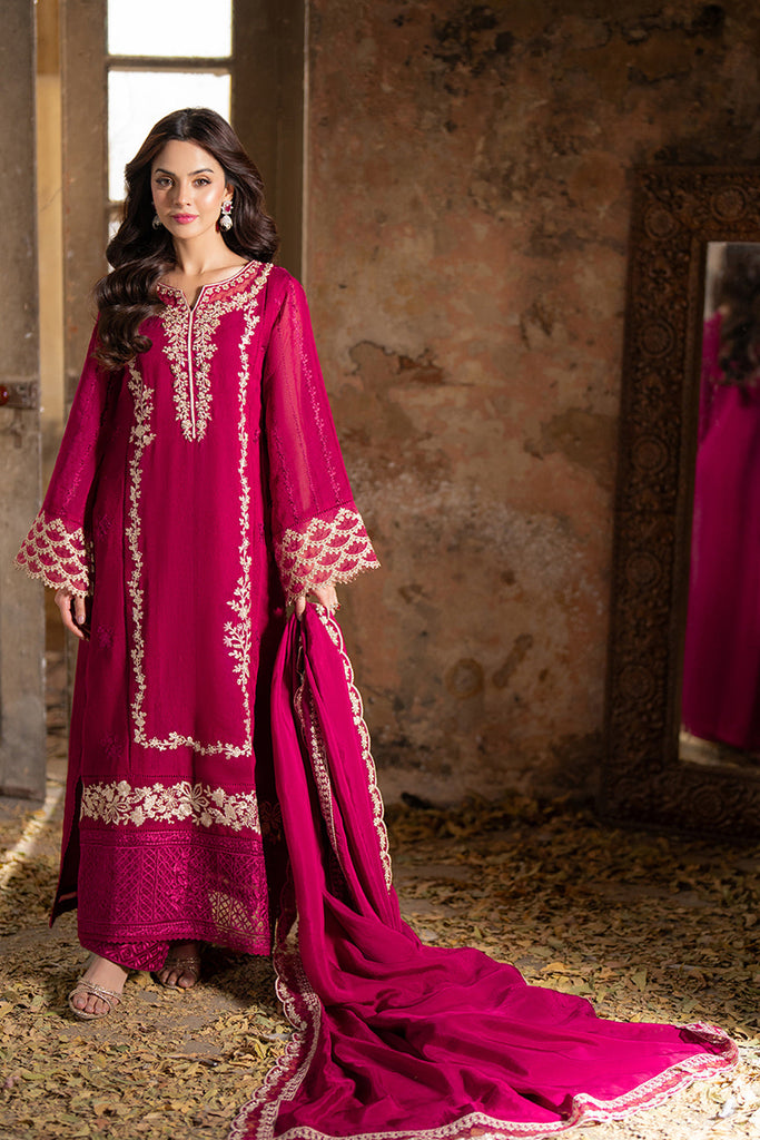 Azure Ensembles Luxury Chiffon Formals – Vibrant Blaze