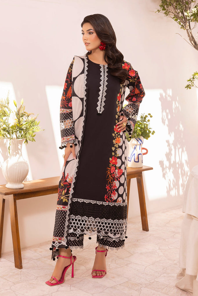 Charizma Range Embroidered Lawn – CRN5-13