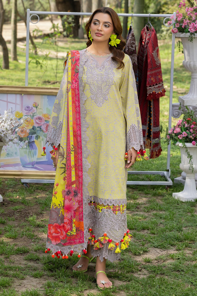 Charizma Range Embroidered Lawn – CRN5-11