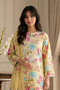 Zellbury Summer RTW – Embroidered Kurta Dupatta - 2429