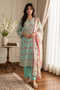 Zellbury Summer RTW – Embroidered Kurta Dupatta Trouser - 2189