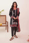 Zellbury Luxury Collection – Embroidered Shirt Shalwar Dupatta - Black - Lawn Suit WULC22E30360