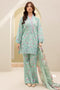 Zellbury Embroidered 3PC Lawn – W0149