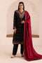 Zellbury Cotton Satin – Embroidered Shirt Shalwar Shawl - 0258