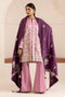 Zellbury Cotton Satin – Embroidered Shirt Shalwar Shawl - 0268