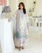 Roheenaz Petals in Print Lawn – White Camellia
