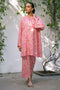 Cross Stitch Daily Wear – CORAL HAZE-2 PIECE PRINTED LINEN SUIT