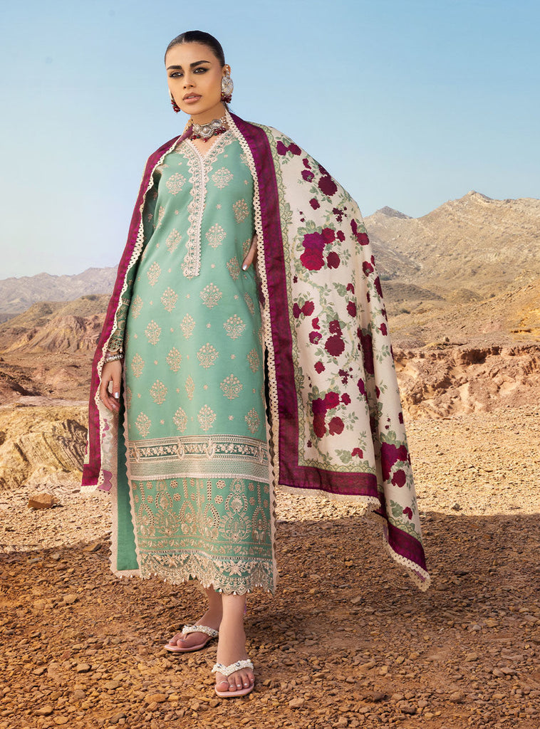 Zainab Chottani Luxury Chikankari Lawn Collection – Zarra’Tunn 1A