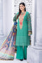 Guzarish by Zebaish · Stitched Printed & Embroidered Lawn Suit – Misty Aqua - D04
