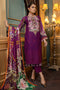 Rang e Bahar by Zebaish · Stitched Printed & Embroidered Lawn Suit – Deep Violet - D04
