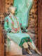 HZ Textiles Premium Embroidered Lawn Collection Vol-1 – Design 115 Aqua