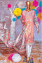 HZ Textiles Premium Embroidered Lawn Collection Vol-2 – Design 126 Peach