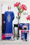 HZ Textiles Diamond Classic Lawn Collection Vol-2 – Design 17 Blue