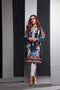 Firdous Solitaire Digital Printed Embroidered Lawn Kurti – K-19434A