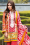 Gul Ahmed Summer 2017 - Red 3 PC Embroidered Lawn Dress CL-250 A