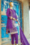 HZ Textiles Diamond Classic Lawn Collection – Design 22 Purple