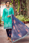 Jahanara Lawn Collection 2023 – J18-08 TURQUOISE