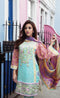 Farah Talib Aziz - Garden of Grace - Aqua Floral Damask 5B