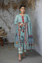 Salina Printed Lawn Collection with Cutwork Dupatta – SCWV2-6
