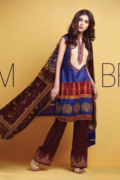 Anum Cambric Collection '16 – 09A - YourLibaas